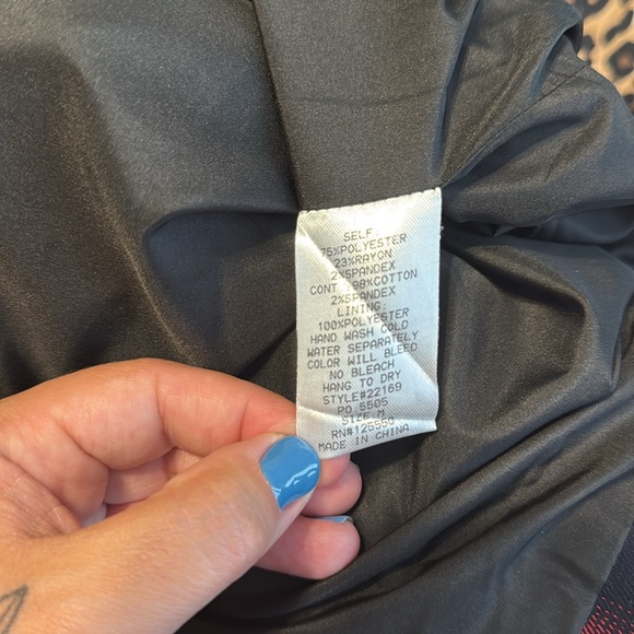 Red and Black buffalo Plaid Cheetah-leopard print jacket with waist tie NWT - Picture 10 of 10